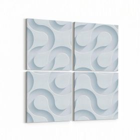 Olla 14936K4 Geometrik Desen Görseli Kare 4 Parça 65x65 cm Kanvas Tablo