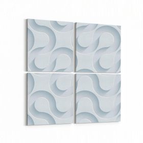 Olla 14936K4 Geometrik Desen Görseli Kare 4 Parça 65x65 cm Kanvas Tablo
