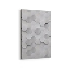 Olla 14940D Geometrik Desen Görseli Dikey 20x30 cm Kanvas Tablo
