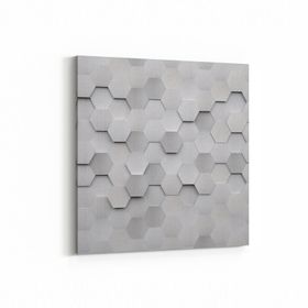 Olla 14940K Geometrik Desen Görseli Kare 25x25 cm Kanvas Tablo