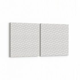 Olla 14943K2Y Geometrik Desen Görseli Kare 2 Parça Yatay 65x30 cm Kanvas Tablo