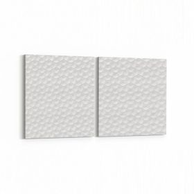 Olla 14943K2Y Geometrik Desen Görseli Kare 2 Parça Yatay 65x30 cm Kanvas Tablo