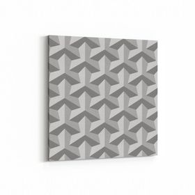 Olla 14944K Geometrik Desen Görseli Kare 25x25 cm Kanvas Tablo