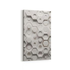 Olla 14945DD Geometrik Desen Görseli Dikey Dar 30x60 cm Kanvas Tablo
