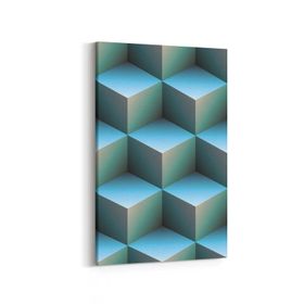 Olla 14946D Geometrik Desen Görseli Dikey 20x30 cm Kanvas Tablo