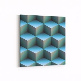 Olla 14946K Geometrik Desen Görseli Kare 25x25 cm Kanvas Tablo