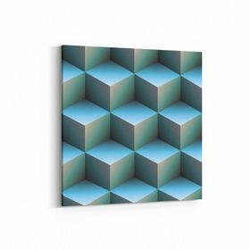 Olla 14946K Geometrik Desen Görseli Kare 25x25 cm Kanvas Tablo