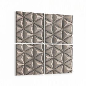 Olla 14948K4 Geometrik Desen Görseli Kare 4 Parça 65x65 cm Kanvas Tablo