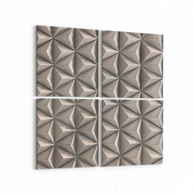 Olla 14948K4 Geometrik Desen Görseli Kare 4 Parça 65x65 cm Kanvas Tablo