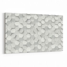 Olla 14949Y Geometrik Desen Görseli Yatay 30x20 cm Kanvas Tablo
