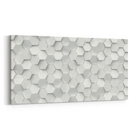 Olla 14949YD Geometrik Desen Görseli Yatay Dar 60x30 cm Kanvas Tablo