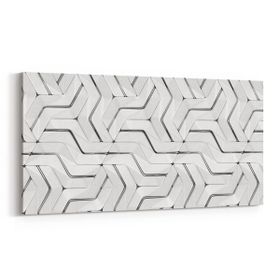 Olla 14953YD Geometrik Desen Görseli Yatay Dar 60x30 cm Kanvas Tablo