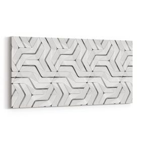 Olla 14953YD Geometrik Desen Görseli Yatay Dar 60x30 cm Kanvas Tablo
