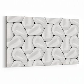 Olla 14955Y Geometrik Desen Görseli Yatay 30x20 cm Kanvas Tablo