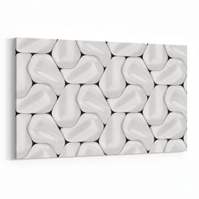 Olla 14955Y Geometrik Desen Görseli Yatay 30x20 cm Kanvas Tablo