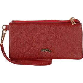 Ollbag 01053 Kırmızı Suni Deri Kadın Cüzdanı