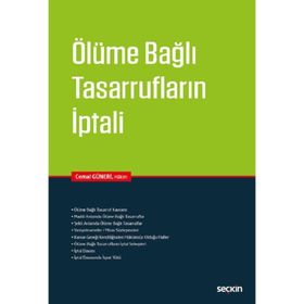 Ölüme Bağlı Tasarrufların İptali - Hasan Çiftçi