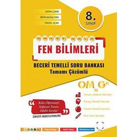 Omage 8. Sınıf Omage Gold Fen Bilimleri Soru Bankası