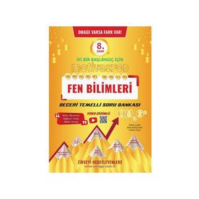 Omage Yayınları 8. Sınıf Omage Motivasyon Fen Bilimleri Soru Bankası