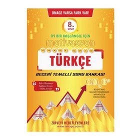 Omage Yayınları 8.Sınıf Türkçe Motivasyon Soru Bankası