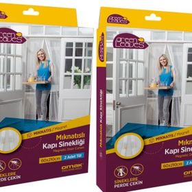 Omak GreenLeaves 2 Adet Mıknatıslı Kapı Sinekliği (60x210)