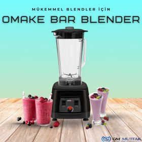 Omake BLEO1/E11 Siyah Cam Blender