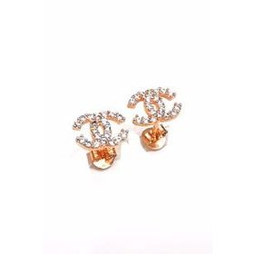 Omar Silver CC Zirkon Taşlı Rose 925 Ayar Gümüş Küpe