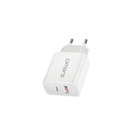 Omars 20W PD Çift Portlu USB-C ve USB-A Hızlı Şarj Cihazı