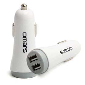 Omars 4.8A Çift USB Çıkışlı Araç Şarj Cihazı