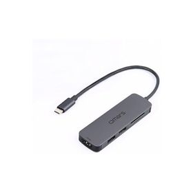 Omars 5 Port Type-C 4K HDMI Video Transferi 5 Gbps USB 3.1 SD/TF Kart Uyumlu Hub Çoklayıcı Adaptör