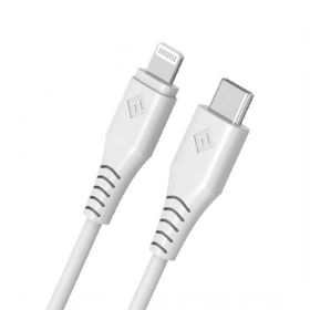 Omars Beyaz 1.8 m Novoo Type-C iPhone Lightning Hızlı Şarj Kablosu