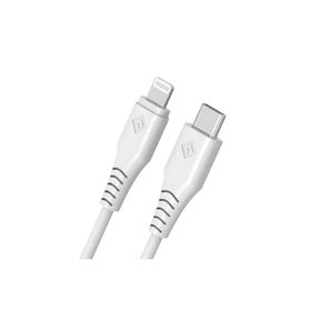Omars Beyaz 1.8 m Novoo Type-C iPhone Lightning Hızlı Şarj Kablosu