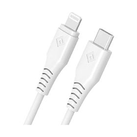 Omars Beyaz 1.8 m Novoo Type-C iPhone Lightning Hızlı Şarj Kablosu