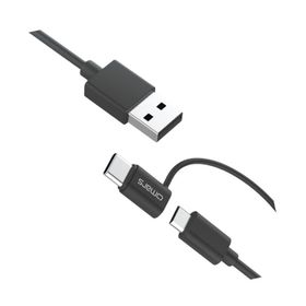 Omars İkisi Bir Arada Type-C Micro USB Şarj ve 1.2 mt Data Kablosu