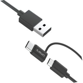 Omars İkisi Bir Arada Type-C Micro USB Şarj ve 1.2 mt Data Kablosu