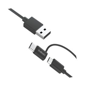 Omars İkisi Bir Arada Type-C Micro USB Şarj ve 1.2 mt Data Kablosu