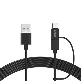 Omars İkisi Bir Arada Type-C Micro USB Şarj ve 1.2 mt Data Kablosu