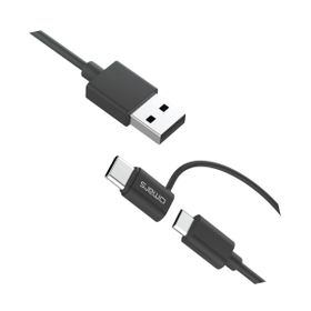 Omars İkisi Bir Arada Type-C Micro USB Şarj ve 1.2 mt Data Kablosu