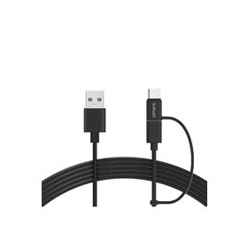 Omars İkisi Bir Arada Type-C Micro USB Şarj ve 1.2 mt Data Kablosu