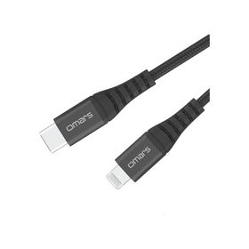 Omars MFI Lightning iPhone Hızlı Şarj ve 1 mt Siyah Data Kablosu