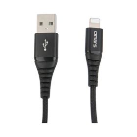Omars MFI Lightning iPhone Hızlı Şarj ve 1 mt Siyah Data Kablosu