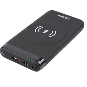 Omars Siyah 20W 10000 mAh Led Göstergeli USB Type-C ve Magsafe Uyumlu Kablosuz Şarj Powerbank