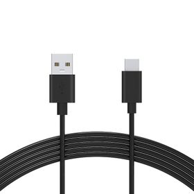 Omars Siyah USB Type-C 3A Şarj ve Data Kablosu