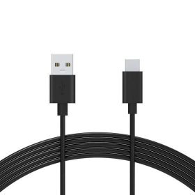 Omars Siyah USB Type-C 3A Şarj ve Data Kablosu