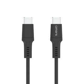 Omars Type-C 3A Hızlı Şarj ve Siyah Data Kablosu
