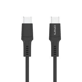 Omars Type-C 3A Hızlı Şarj ve Siyah Data Kablosu