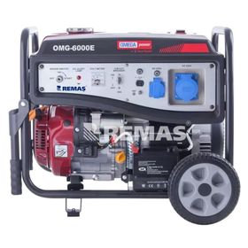 Omega OMG-6000E 6 kVA Monofaze Marşlı Benzinli Jeneratör