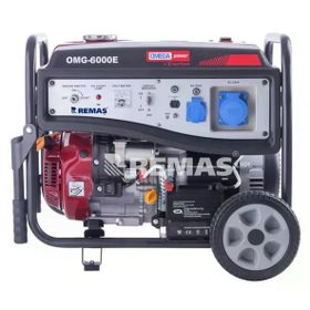 Omega OMG-6000E 6 kVA Monofaze Marşlı Benzinli Jeneratör