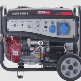 Omega OMG-9000E Benzinli 9 kVA Monofaze Marşlı Jeneratör
