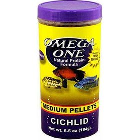 Omega One 4 mm 100 gr Açık Cichlid Medium Pellets Balık Yemi